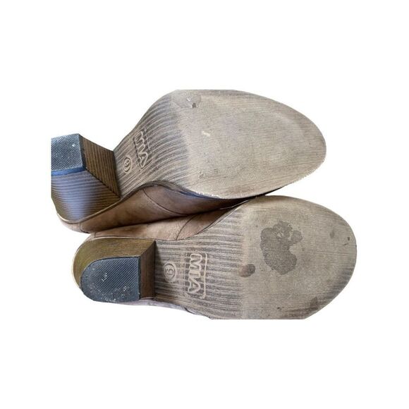 Mia size 9 tan suede booties ankle boots - Picture 5 of 7